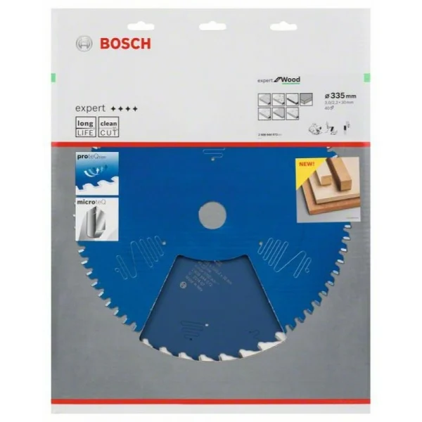 Пильный диск Expert for Wood 335x30x3,0 мм, 40 Bosch 2608644072 — изображение 2