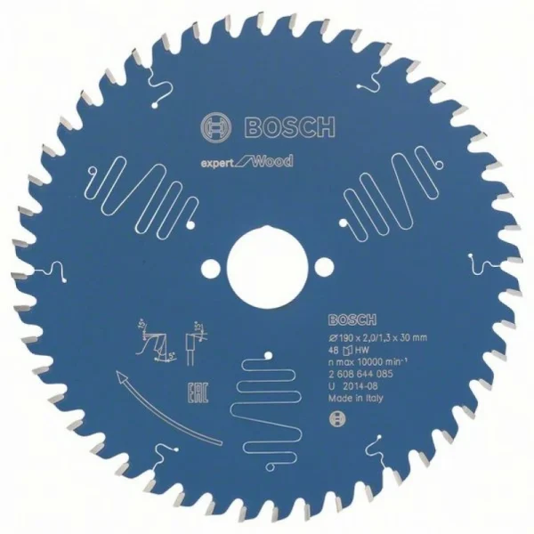 Пильный диск Expert for Wood 190x30x2,0 мм, 48 Bosch 2608644085