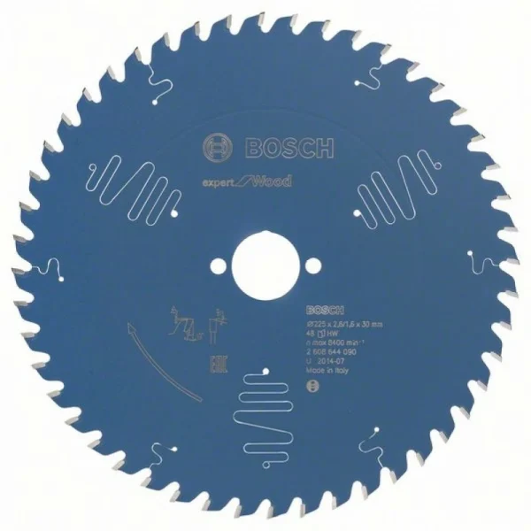 Пильный диск Expert for Wood 225x30x2,6 мм, 48 Bosch 2608644090
