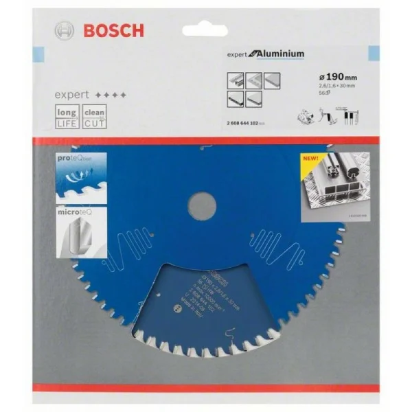Пильный диск Expert for Aluminium 190x30x2,6 мм, 56 Bosch 2608644102 — изображение 2
