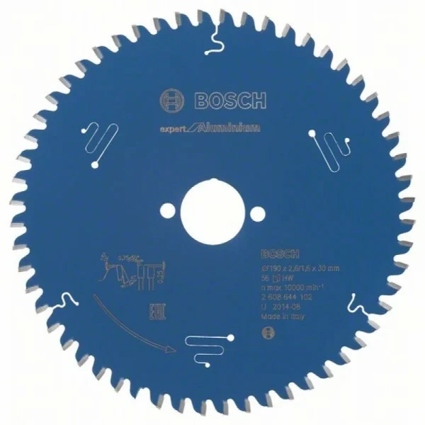 Пильный диск Expert for Aluminium 190x30x2,6 мм, 56 Bosch 2608644102