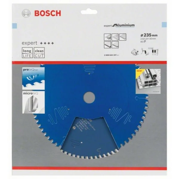 Пильный диск Expert for Aluminium 235x30x2,6 мм, 80 Bosch 2608644107 — изображение 2