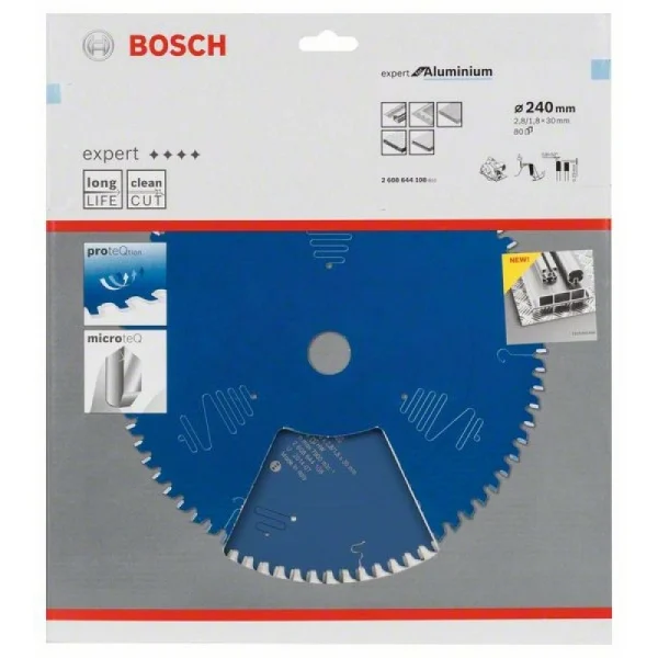 Пильный диск Expert for Aluminium 240x30x2,8 мм, 80 Bosch 2608644108 — изображение 2