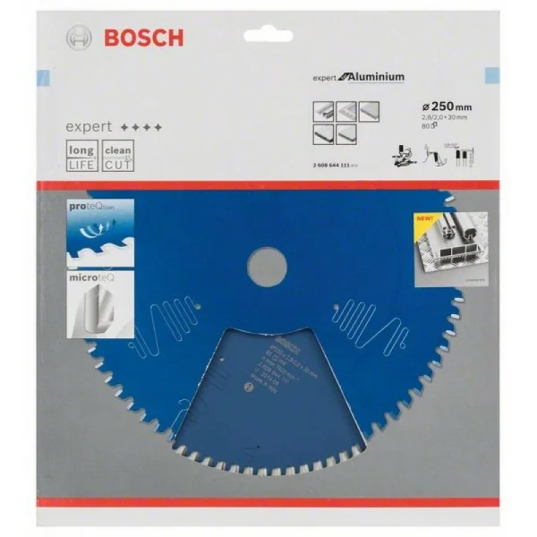 Пильный диск Expert for Aluminium 250x30x2,8 мм, 80 Bosch 2608644111 — изображение 2