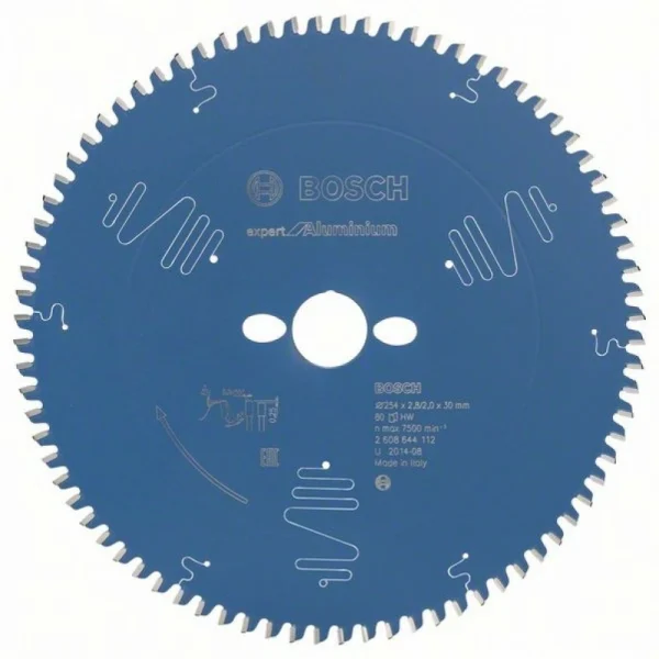 Пильный диск Expert for Aluminium 254x30x2,8 мм, 80 Bosch 2608644112