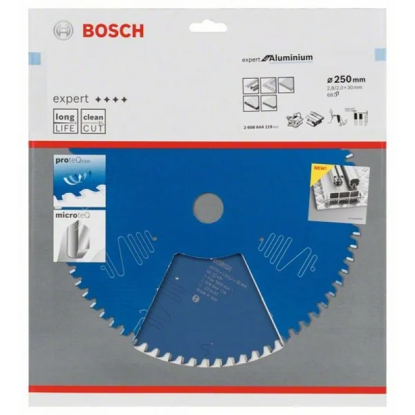 Пильный диск Expert for Aluminium 250x30x2,8 мм, 68 Bosch 2608644119 — изображение 2