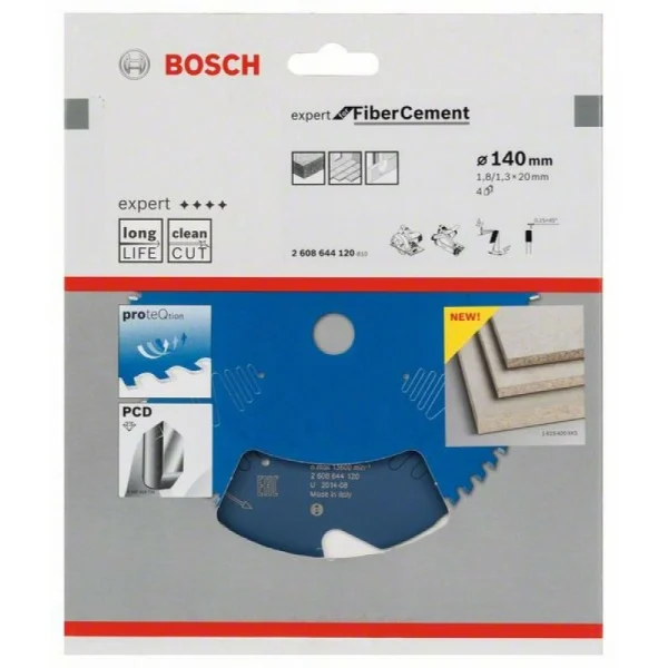 Пильный диск Expert for Fiber Cement 140x20x1,8 мм, 4 Bosch 2608644120 — изображение 2