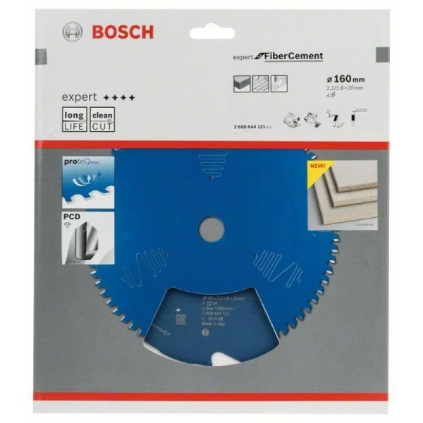 Пильный диск Expert for Fiber Cement 160x20x2,2 мм, 4 Bosch 2608644121 — изображение 2