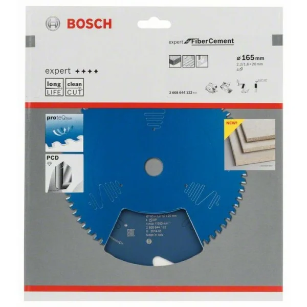 Пильный диск Expert for Fiber Cement 165x20x2,2 мм, 4 Bosch 2608644122 — изображение 2