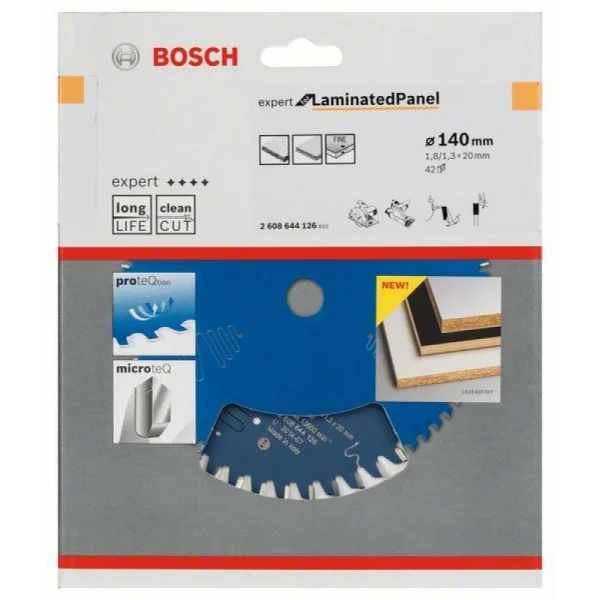 Пильный диск Expert for Laminated Panel 140x20x1,8 мм, 42 Bosch 2608644126 — изображение 2