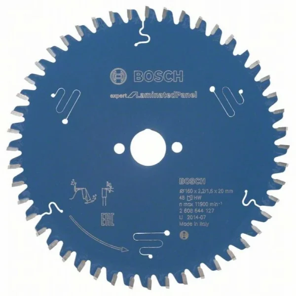 Пильный диск Expert for Laminated Panel 160x20x2,2 мм, 48 Bosch 2608644127