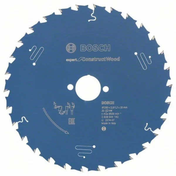 Пильный диск Expert for Construct Wood 200x30x2,0 мм, 30 Bosch 2608644140