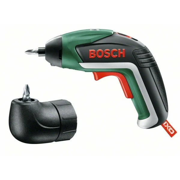 Аккумуляторная отвертка Bosch IXO Medium c угловой насадкой (06039A8021)