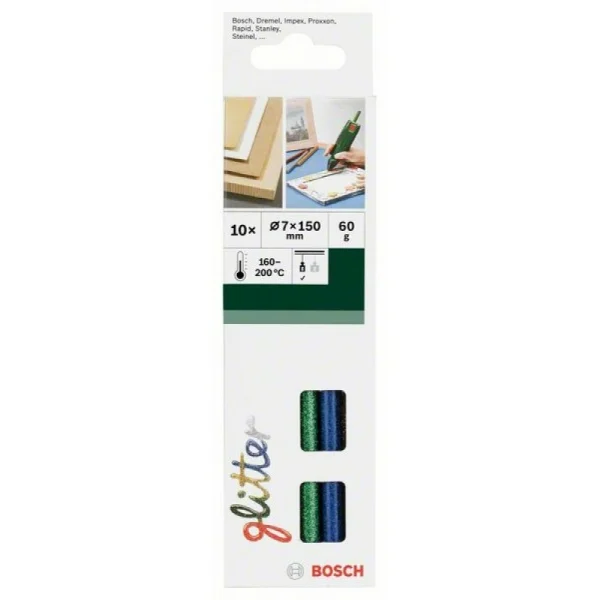 Клеевые стержни 7x150 мм, 60 g Bosch 2609256D31 — изображение 2
