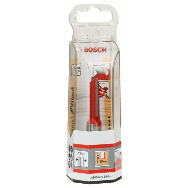 Пазовая фреза 12 мм, D1 10 мм, L 31,8 мм, G 76 мм Bosch 2608629364 — изображение 2