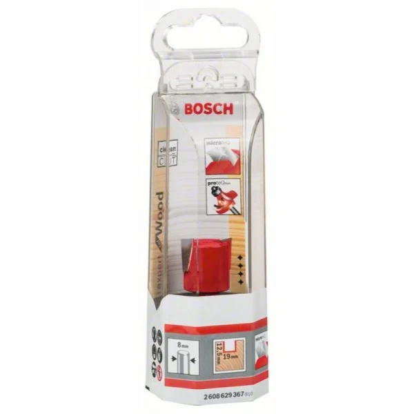 Шарнирная шлицевая фреза 8 мм, D1 19 мм, L 12,5 мм, G 51 мм Bosch 2608629367 — изображение 2