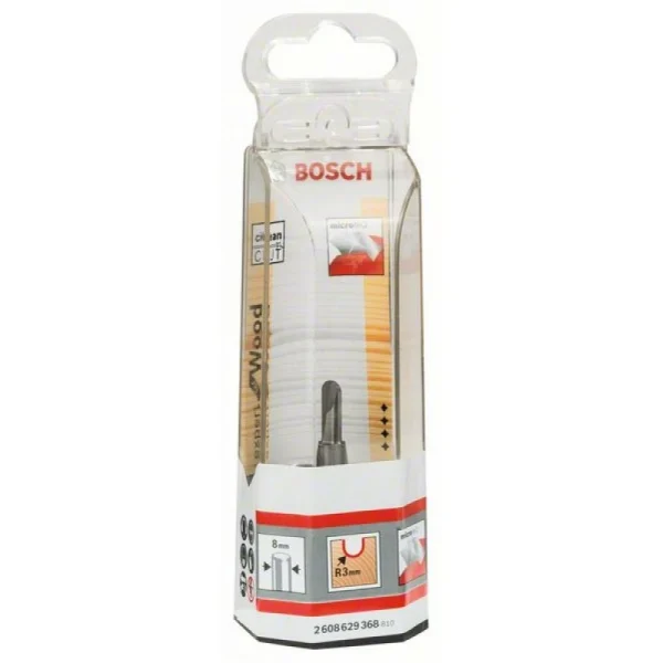 Галтельная фреза 8 мм, R1 3 мм, D 6 мм, L 12,7 мм, G 50,8 мм Bosch 2608629368 — изображение 2