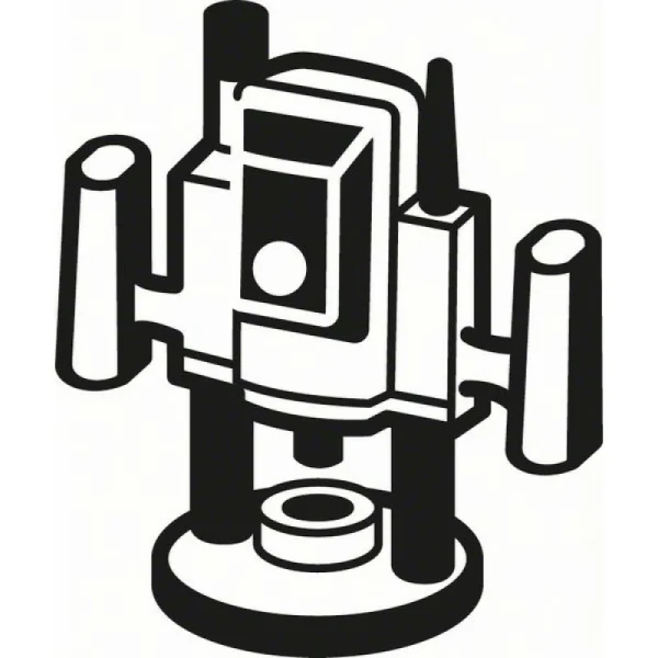 Карнизная фреза 8 мм, D 16,7 мм, R1 2 мм, L 12,7 мм, G 55 мм Bosch 2608629371 — изображение 3
