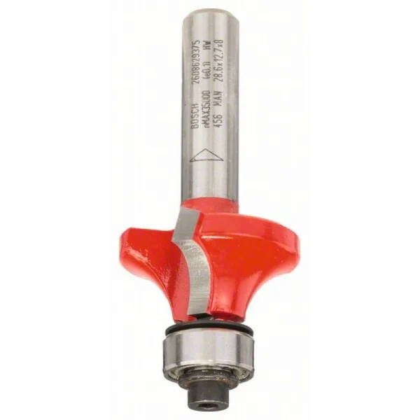 Карнизная фреза 8 мм, D 28,6 мм, R1 8 мм, L 12,7 мм, G 55 мм Bosch 2608629375