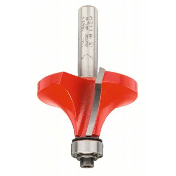 Карнизная фреза 8 мм, D 44,4 мм, R1 15,9 мм, L 22,2 мм, G 64 мм Bosch 2608629378