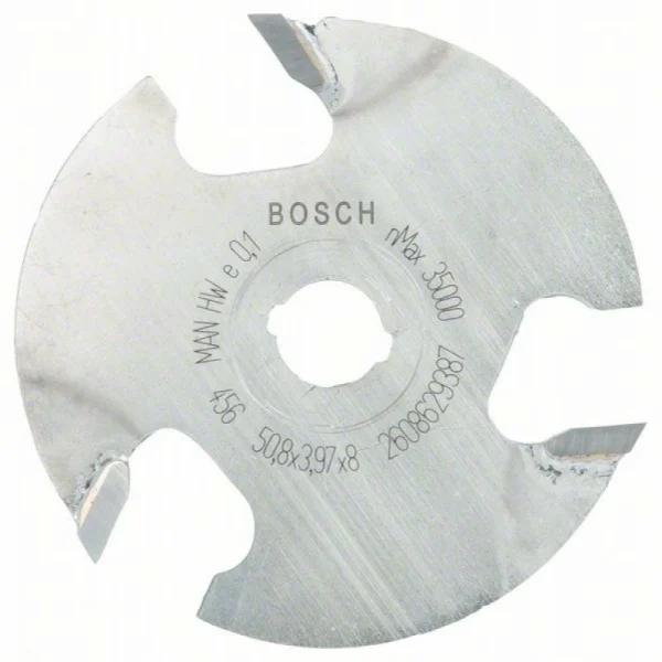 Плоская пазовая фреза 8 мм, D1 50,8 мм, L 4 мм, G 8 мм Bosch 2608629387