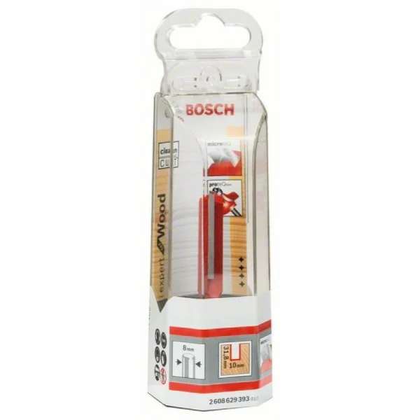 Пазовая фреза 8 мм, D1 10 мм, L 31,8 мм, G 69 мм Bosch 2608629393 — изображение 2
