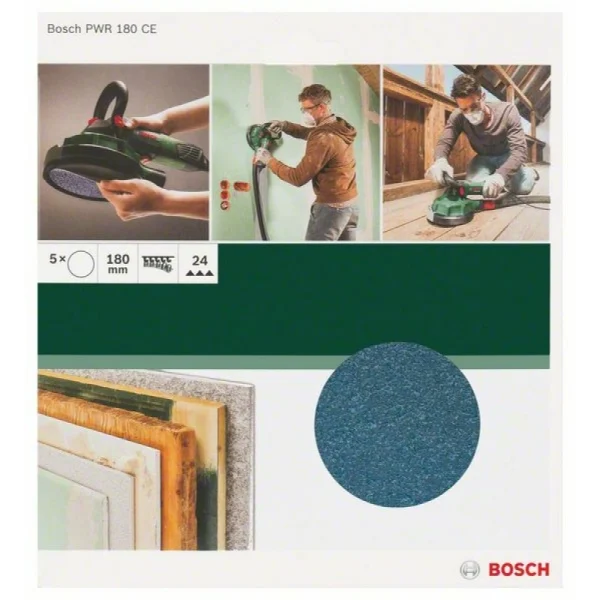 Шлифкруг PWR 180мм K24 180, 24 Bosch 2609256D35 — изображение 2