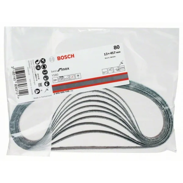 Шлифлента Y580 13x457мм, 80 Bosch 2608608Y48 — изображение 2