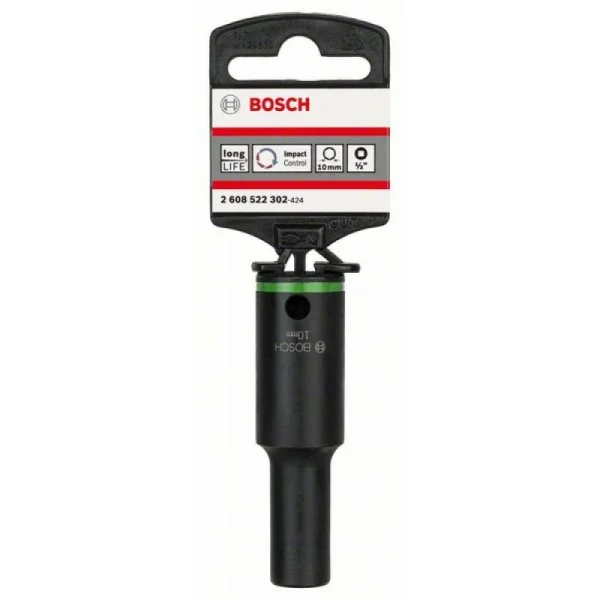 Торцевая головка раствор ключа: 10мм, 4-гранник Bosch 2608522302 — изображение 2