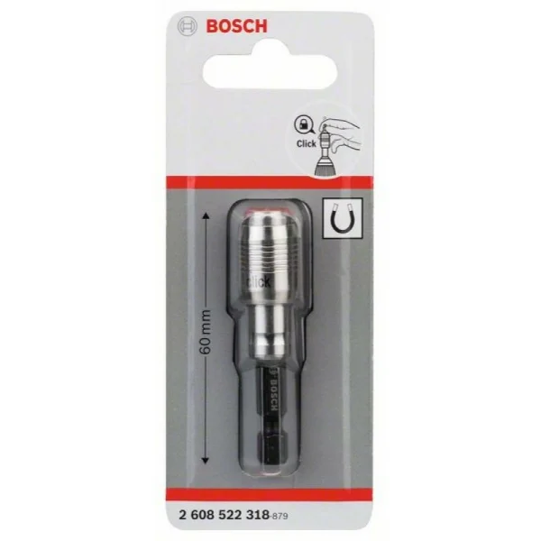Универсальный держатель с функцией One-Click, 1шт. 1/4', L 60мм Bosch 2608522318 — изображение 2