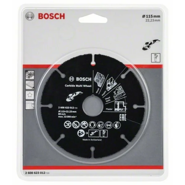 Твердосплавный отрезной круг Multi Wheel 115мм; 1 мм; 22,23 мм Bosch 2608623012 — изображение 2