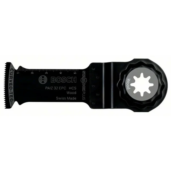 Погружное пильное полотно HCS PAIZ 32 EPC Wood 60x32 мм Bosch 2609256D55