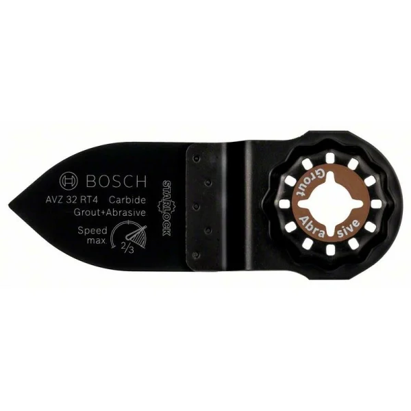 Шлифовальная подошва Carbide-RIFF AVZ 32 RT4 32x50 мм Bosch 2609256D52