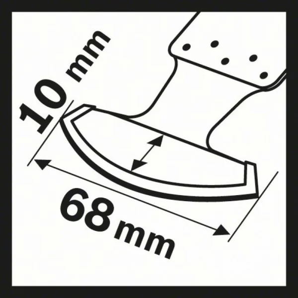 Сегментированный пильный диск Carbide-RIFF MATI 68 RST5 68x10 мм Bosch 2608662578 — изображение 4
