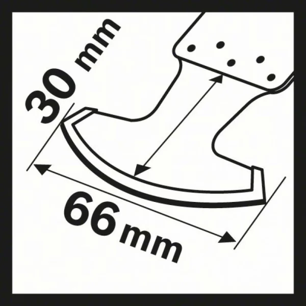 Сегментированный нож HCS MATI 66 SC 66x30 мм Bosch 2608662579 — изображение 5