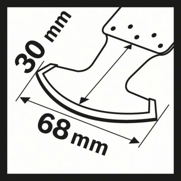 Сегментированный пильный диск MATI 68 MT4 68x30 мм Bosch 2608662582 — изображение 4
