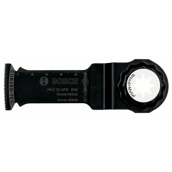 Погружное пильное полотно BIM PAIZ 32 APB Wood and Metal 60x32 мм Bosch 2608662558