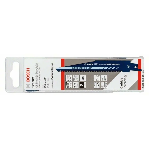 Сабельные полотна 10 шт. endurance for Vehicle Rescue Bosch 2608653131 — изображение 2