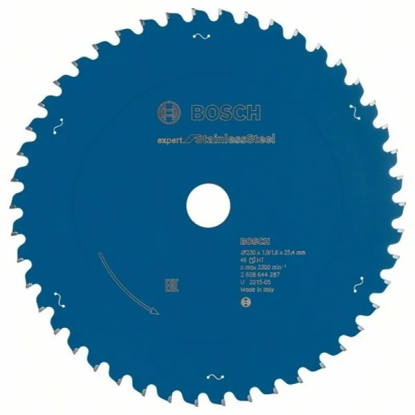 Пильный диск Expert for Stainless Steel 230x25,4x1,9x46 Bosch 2608644287
