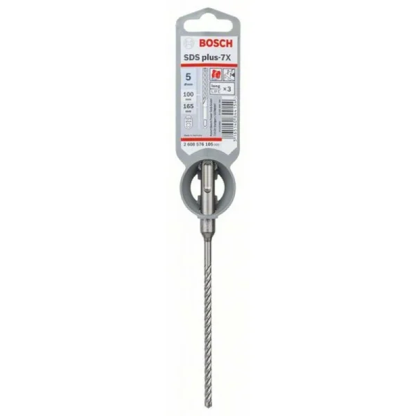 Бур SDS-plus-7X 5 x 100 x 165 мм Bosch 2608576105