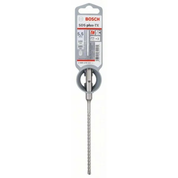 Бур SDS-plus-7X 5,5 x 100 x 165 мм Bosch 2608576111