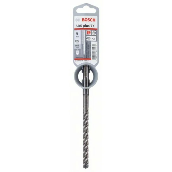 Бур SDS-plus-7X 9 x 100 x 165 мм Bosch 2608576137
