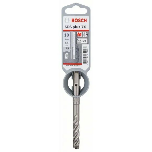 Бур SDS-plus-7X 10 x 50 x 115 мм Bosch 2608576139