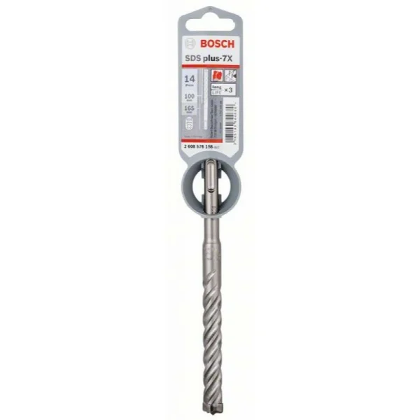 Бур SDS-plus-7X 14 x 100 x 165 мм Bosch 2608576158