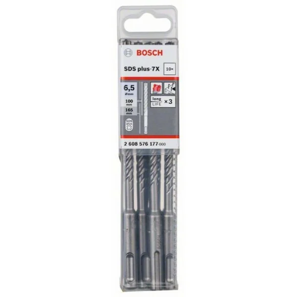 Бур SDS-plus-7X 6,5 x 100 x 165 мм Bosch 2608576177