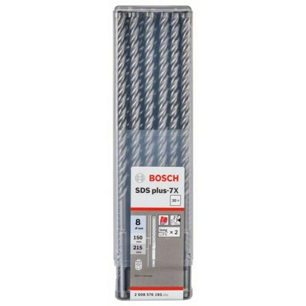 Бур SDS-plus-7X 8 x 150 x 215 мм Bosch 2608576195