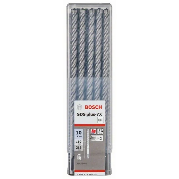 Бур SDS-plus-7X 10 x 150 x 215 мм Bosch 2608576197