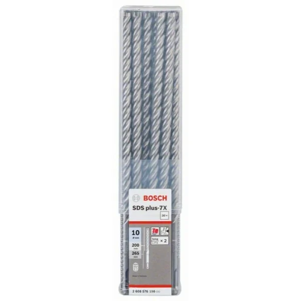 Бур SDS-plus-7X 10 x 200 x 265 мм Bosch 2608576198