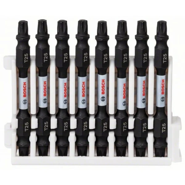 Кассета двусторонних ударных бит Impact Control 65 мм T25/T25 8 шт Bosch 2608522340