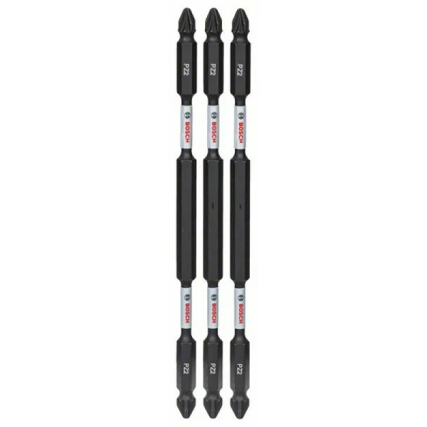Двусторонние ударные биты Impact Control 150 мм PZ2/PZ2 3 шт Bosch 2608522359
